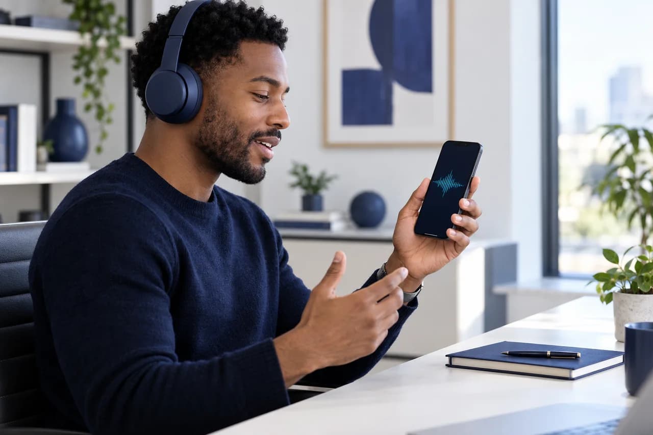 Voice coaching feature illustration